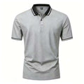 Men's Durable Solid Color Casual Polo Shirt