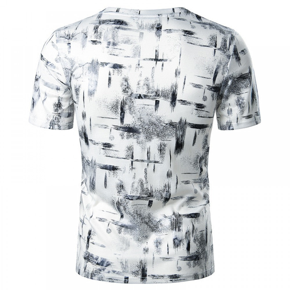 Men's Fashion Casual V-Neck Short-Sleeved T-Shirt