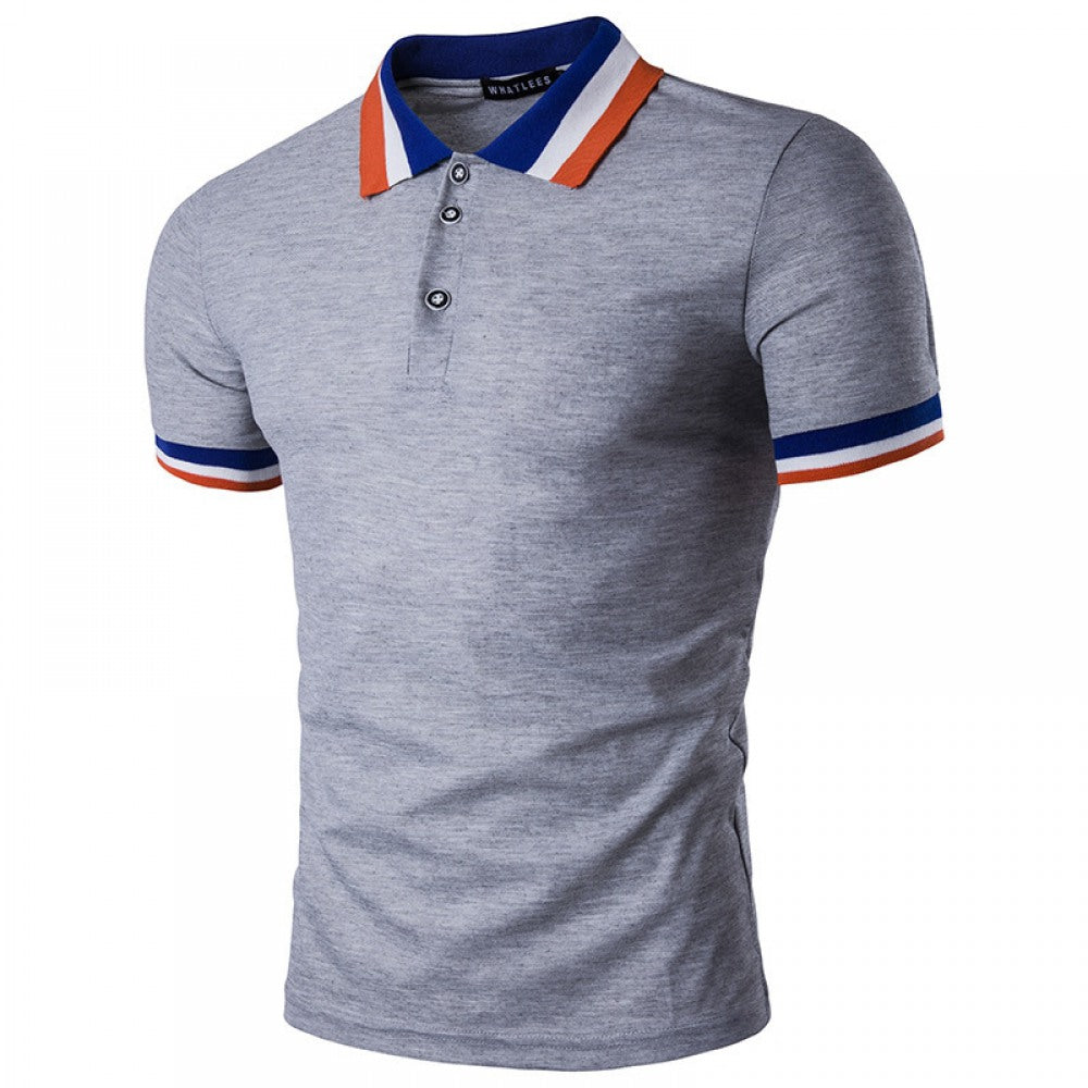 New Men's Stylish Slim-Fit Polo Shirt