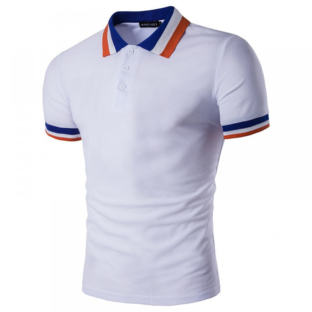 New Men's Stylish Slim-Fit Polo Shirt