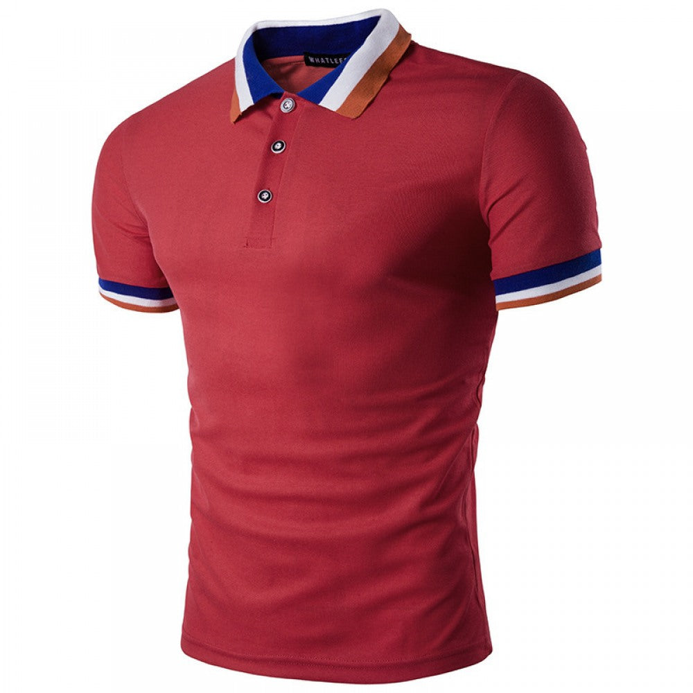 New Men's Stylish Slim-Fit Polo Shirt